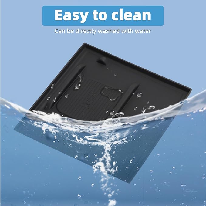 Center Console Wireless Charging Pad Fit for Hyundai Sonata 2024 2025 Silicone Non-Slip Wireless Charger Tray Protective Mat Interior Accessories