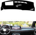 leather dashboard cover Compatible with MG MG7 (HUD，dash cover（black）