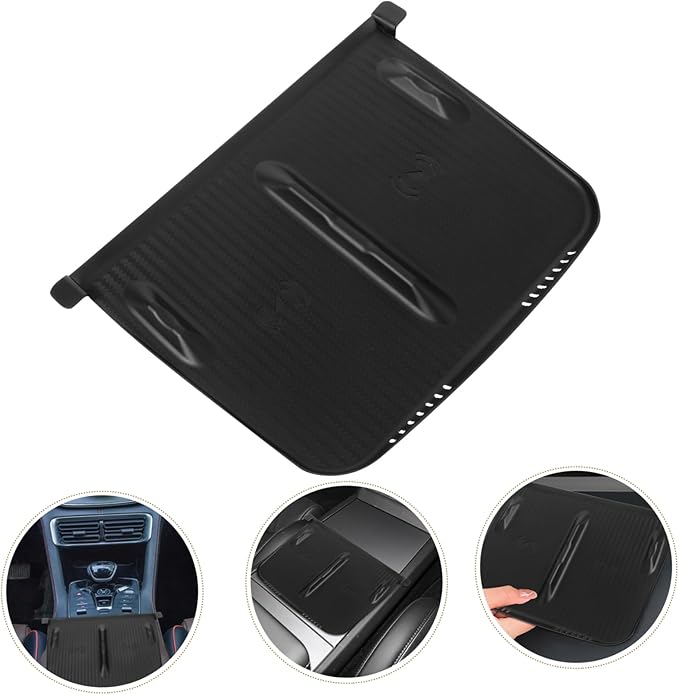 PRETYZOOM Charging Pad for Model -Skid Phone Mat Console Cover Secure Stable Design for Driving Upgraded Version