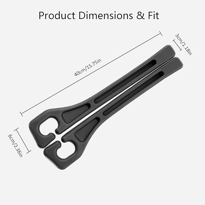 Car Seat Gap Filler, 2 Pack Universal Seat Gap Filler Strip with Seatbelt Slot, Anti-Drop Pad & Car Organizer for The Gap Between Seat and Console, Stop Items from Falling - Black