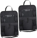 GLEAVI 2pcs Car Seat Hanging Pouch Car Backseat Storage Bag Oxford Cloth Easy Install Clean Seat Helper