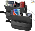 FLORICH Car Seat Gap Filler Organizer, 2-in-1 Seats Gap Filler Organizer and Storages Between Seat Car Gap Filler, Car Organizer Front Seat Universal Fit for Car SUV Truck Black 1 Pack