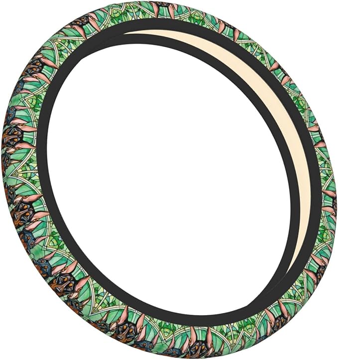 Doberman Pinscher Neoprene Steering Wheel Covers Women Men Car Accessories, Universal 15 Inch Fit Auto, Suvs, Truck