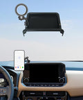 Car Phone Holder for Nissan Rogue 2021 2022 2023 Accessories Apply to 9 Inch Screen Fixed Clip Magnetic Cell Phone Mount Hands-Free 360 Degree Rotation with Dashboard Storage Tray