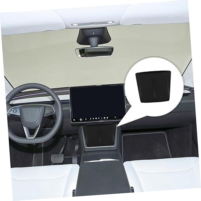 Tofficu Car Interior Accessory y Model Console Wireless Charging Pad Silicone Mat Phone Holder