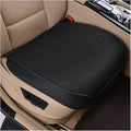 Car Front Seat Bottom Cover, Breathable Anti Slip Auto Frontseat Cushion Mat with Storage Pocket, Comfortable Vehicle Interior Chair Protection Pad, Universal for SUV Sedan Truck(Black)