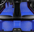 Custome Car Mats Accessories All Weather Floor mats Compatible with Automotive Floor Mats Passenger car mats (Blue)