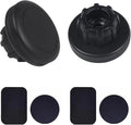 2 Pack Magnetic Phone Holder Mount Magnet and Metal Plate with 17mm Ball Joint Socket Replacement Base for Car Smartphone Stand Air Vent Windshield Dashboard Cradle-Less Stick-On Case