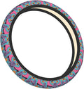 Retro Colorful Roller Skates Universal Fit Steering Wheel Cover for Car, Truck, and SUV, Durable Steering Wheel Protection