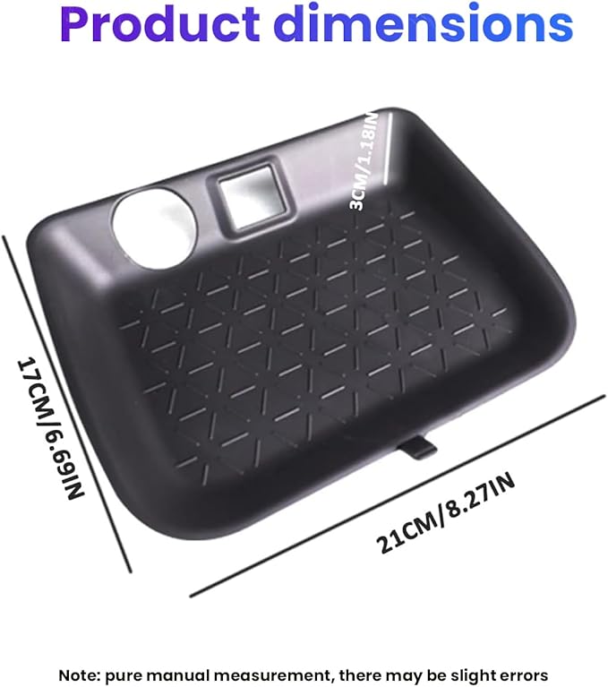 CUCHIYUN for RAV4 Center Console Organizer Tray Compatible with Toyota RAV4 2023 2022 2021 2020 2019 Accessories, Interior Accessories, Gear Shift Tray Organizer Insert Tray