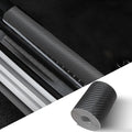 Carbon Fiber Car Door Edge Guards, 3D Vinyl Car Door Sill Protector Wrap Film Auto Door Trim Strips, Anti-Scratch Anti-Collision Adhesive Tape Auto Bumper Door Entry Guard for Most Cars (2"x394")