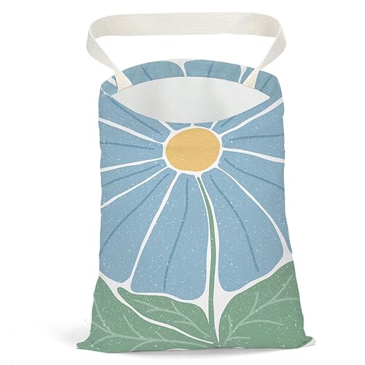 Groovy Flower Car Trash Can, Car Trash Bag Hanging, Waterproof Cars Back Seat Hanging Organizer and Storage Trash Bags for Vehicle Travelling Camping