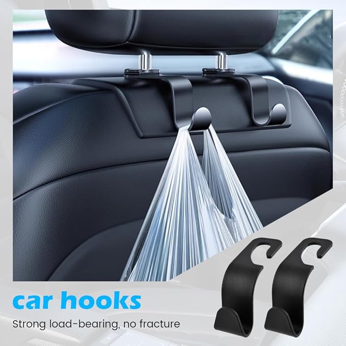 2-in-1 Car Cup Holder Expander, Adjustable Car Extender Adapter with Non-Slip Base - No Spill Cup Holder Extender with 4 Hooks for Yeti, Hydro Flask, Stanley Large Tumblers (10-48oz)