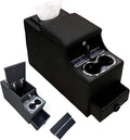 Truck Center Console Organizer Between Seat for Minivans, SUVs, Middle Van Bench Organizer for Floor Console Organizer Storage Box with 24cm Wide Locking Design with Clamshell Type Design