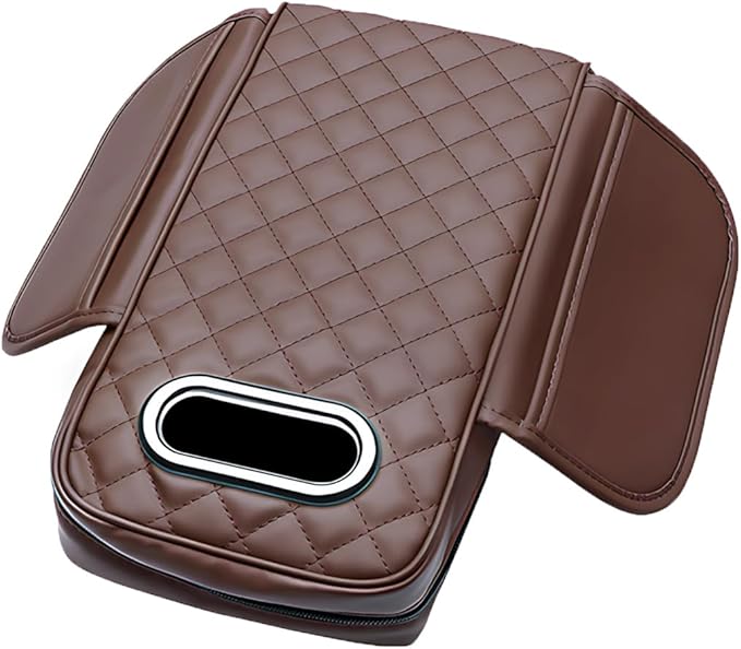 Civenhhd Car Armrest Pad, Universal Armrest Cushion Pad, Leather Armrest Box Pad