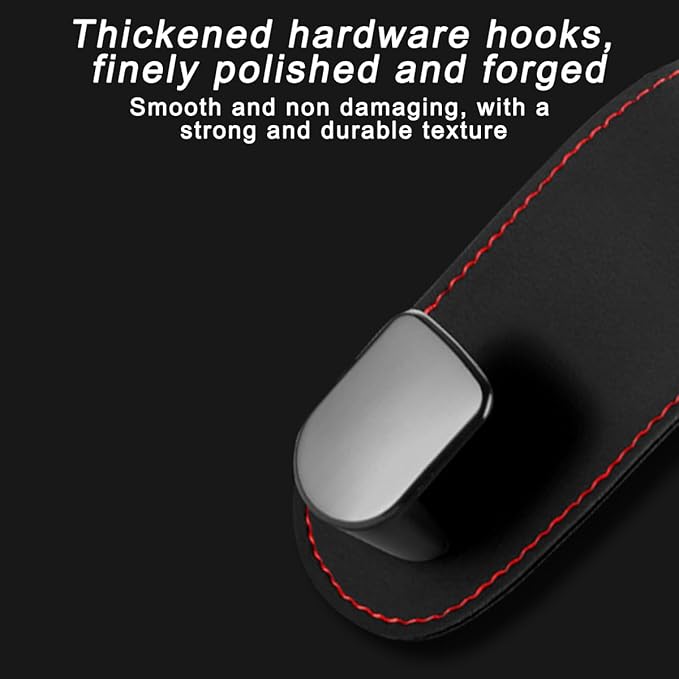 Mandark Car Co-Pilot Glovebox Hooks, Anti-Scratch Auto Co-Pilot Glove Box Hanger, Vehicle Interior Storage Organizer Accessories for Handbags Purses Coats, Universal for RV, SUV, Truck (Black-1)