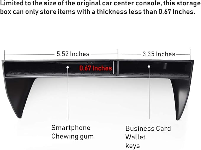 Jaronx Compatible with Toyota RAV4 Center Console Organizer 2025 2024 2023 2022 2021 2020 2019,Center Console Storage Organizer Tray RAV4 Accesssories
