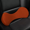 Memory Foam Car Seat, Car Lumbar Support Pillow Tailbone Support Cushions, Back Pad Massager Waist Cushion for Car Seat, Office Chair(1 Orange)