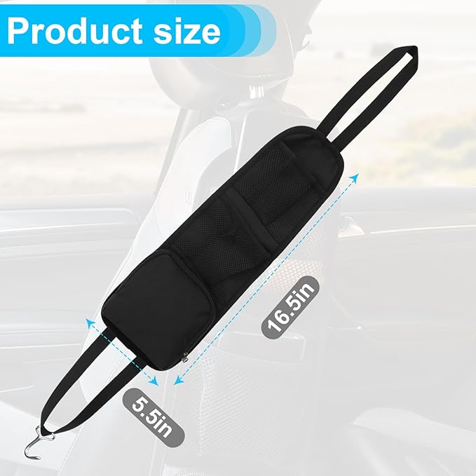 2PCs 1.0 Car Seat Storage Hanging Bag