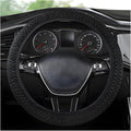 BESULEN Elastic Stretch Car Steering Wheel Cover, 15 Inch Anti Slip Breathable Ice Silk Auto Steering Wheel Wrap Guard, Comfortable Vehicle Interior Accessories, Universal for SUV RV Truck