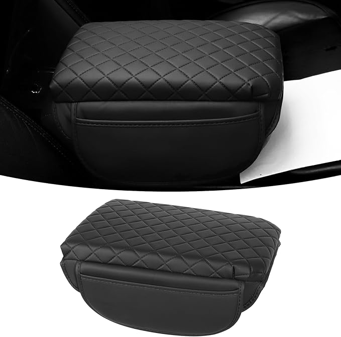 Console Cushion Cover for Toyota Tacoma 2016-2023 SR SR5 Off-Road PreRunner TRD-Sport pro Limited Tacoma Organizer Armrest Storage Box Cover Tacoma Interior Accessories