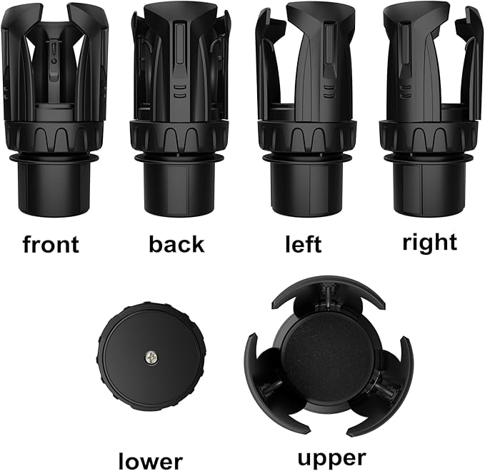 Cup Holder Expander, Automatic Car Cup Holder Expander Holds Large Water Bottles, Compatible with Yeti, Stanley, Owala Tumbler & Mugs, Adjustable Arms & Extendable Base Insert