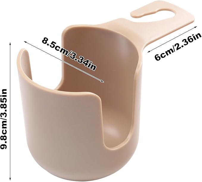 Cup Holder for Car, Back Seat Cup Holders for Cars Hanging Mount Drink Water Bottle Storage Holder Vehicle Beverage Organizer Auto Interior Organizer for Trash Bag, Clothing, Bottles