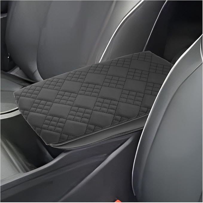 SXCY for 2025 Jeep Wagoneer S Armrest Cover Pad for 2025 Jeep Wagoneer S Accessories 2025 Wagoneer S Center Console Cover 2025 Wagoneer S Middle Console Cover Cushion