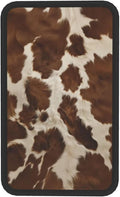 Car Center Console Cover Brown Animal Print Armrest Cover Cushion Cow Cute Universal Car Armrest Seat Box Pad Car Interior Accessories Protector for Vehicle, SUV, Truck, Sedans