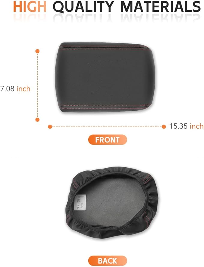 CDEFG for 2025 2026 Ford Explorer Center Console Cover Armrest Box Cover for Explorer 2020 2021 2022 2023 2024 2025 Accessories Console Arm Rest Protector