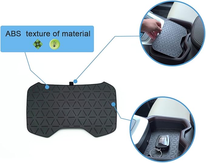 RAV4 Coasters Storage Tray Cup Holder Tray Center Console Storage Tray Compatible with Toyota 2023 RAV4 Accessories 2023 2022 2021 2020 2019 Cup Holder Cover for RAV4