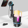 OHLPRO for MagSafe Car Charger Cup Holder Mount, 15W Fast Wireless Magnetic Charging Phone Holder for iPhone 17 16 15 14 13 Series, Adjustable Car Mount with Large Cup Base, One-Hand Operation