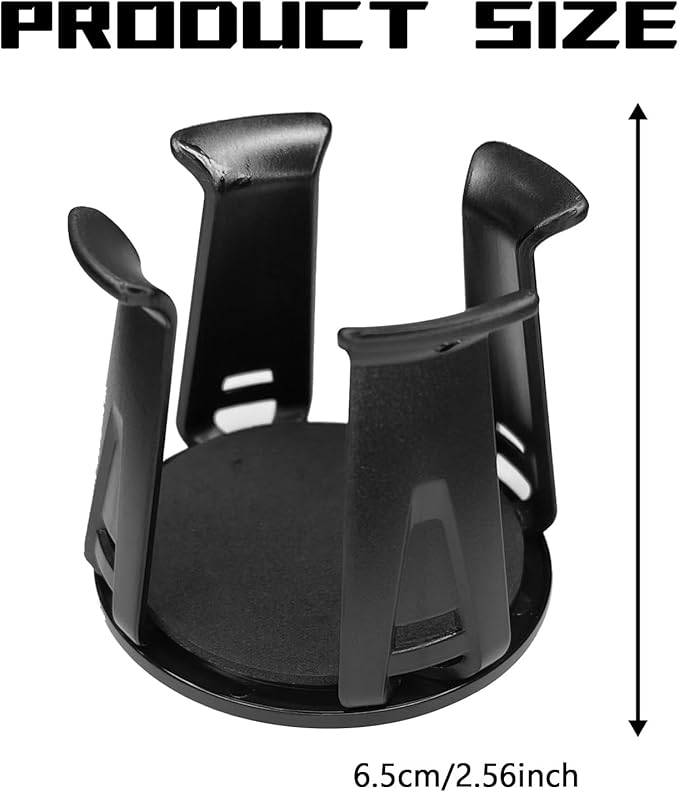 Car Cup Holder Expander, 2PCS Cup Holder Insert Adapter for Car, Adjustable Automotive Slim Can Cupholder Expander for Fixing Beverage Bottle Water Cups, Adhesive Energy Drink Storage Rack