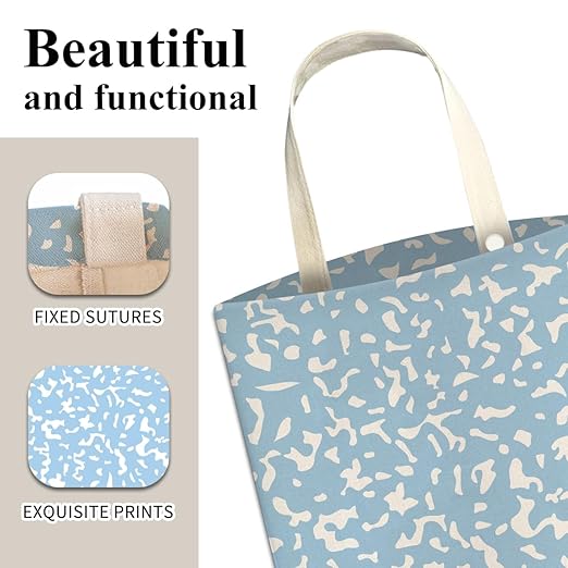 ABUIFDK Car Trash Can, Cute Car Trash Bag, Hanging Car Organizer and Storage Bag, Trash Bin for Car Accessories, Vehicle, Travelling, Camping Cute Blue Dots