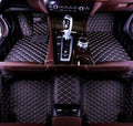 Custome Car Mats Accessories All Weather Floor mats Compatible with Automotive Floor Mats Passenger car mats (Black Gold)