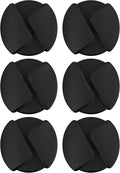 Scosche CMAR-6PKRP Cable Management Kit, 6-Pack of Black Adhesive Cable Clips for Phone Charging Cables, Charger Cords, Wire Organizer and Cord Holders for Desk, Nightstand, Car, Home, Computer