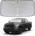 KAYZT Windshield Sun Shade for 2007-2021 Toyota Tundra Foldable Sunshade Front Window Custom Fit Car Accessories