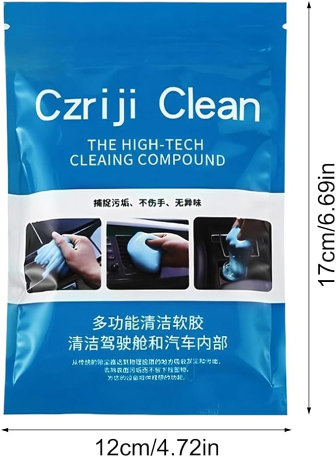 Car Interior Plus Cleaners - Detail Kit For Car Cleaning Gel | Cleaning Gel | Reusable Deformable Jelly Filler For Vehicle Dashboard Air Vents