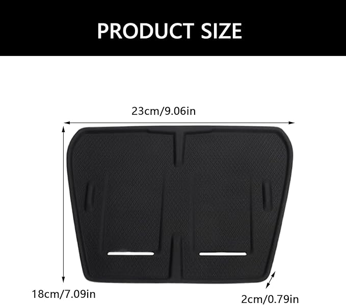 Wireless Chargers Pad Anti Slip Mat for N7 2023 Protections Silicone Pad Flexible Pad Easy Use Auto Interior Accessory