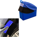 Augeny Tire Dressing Applicator, Reusable Car Tire Shine Sponge Pad With Lid, Durable Foam Auto Wheel Detailing for Vehicle Waxing Polishing Cleaning (Blue)