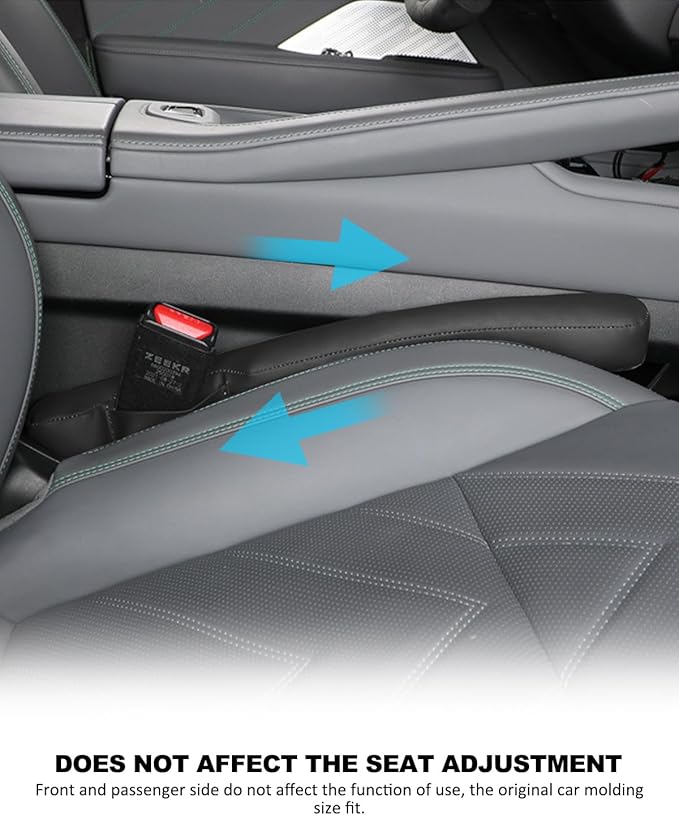 Nosxxus Car Seat Gap Filler Universal for Car SUV Truck Fit Organizer Fill The Gap Between Seat and Console Stop Things from Dropping 2Pcs