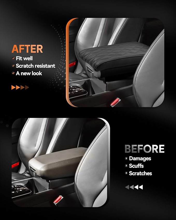 CDEFG for 2025 2026 Kia Sportage Center Console Cover Armrest Box Cover for Sportage (LX, EX, X-Line, SX, SX Prestige, X-Pro, X-Pro Prestige) Accessories Arm Rest Protector