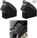 Augeny 2 PCS Tire Dressing Applicator, Reusable Car Tire Shine Sponge Applicator Pad with Lid, Durable Foam Auto Wheel Detailing Applicator for Vehicle Waxing Polishing Cleaning (Black)