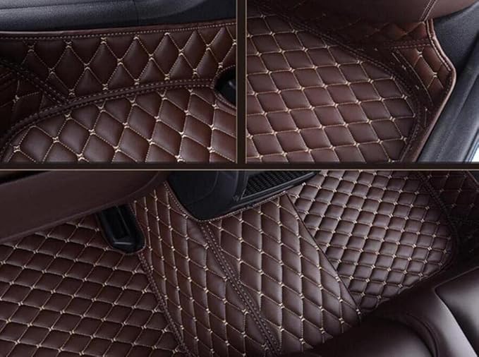 SARAHS Customized car Floor mats -Suitable for 99% of Cars, SUVs, and Trucks - car Pads to Protect Vehicle Interior Floor Accessories (Orange)