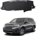 Dashboard Mat Cover for Honda Pilot 16-22/Pasport 19-25/Ridgeline 17-25 Nonslip Center Console Sunshield Glare UV Rays Protector Accessories