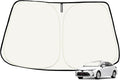 Toluoma Custom Fit Windshield Sun Shade for Toyota Corolla 2020-2024 2025- Full Coverage, 210T Reflective Fabric, Double-Layer Design - Blocks 99% UV Rays, Keeps Car Cool, Easy to Install and Store