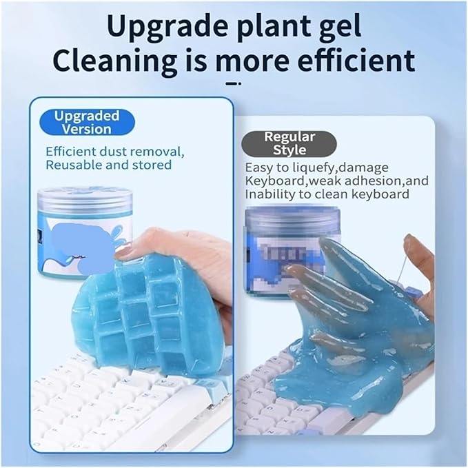 Soft Adhesive Car Cleaning Gel for Interior Removal - Effective Car Detailing(Xj240409828-2pc-001)