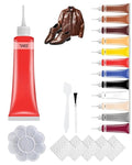 2026 New Advanced Leather Repair Gel, Leather Repair Kit for Car Seat Vinyl Repair Kit, Professional Leather Repair Coloured Cream Gel, Multifunctional Couch and Jacket Repair Kit (Red)