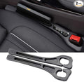 Mtverver Car Seat Gap Filler Organizer Universal Fit Car SUV Truck Console Side Plug Strip Stopping Phone Key from Falling, Pack of 2 Black (Black)