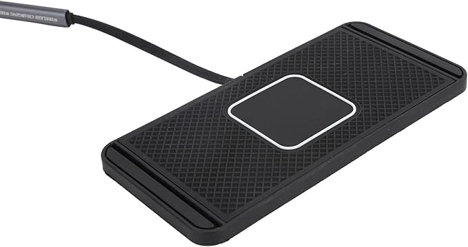 SUNGOOYUE Wireless Car Charger, 15W Fast Charging Pad with Nonslip Silicone Base, Universal Phone Mount Compatible with QiEnabled Devices